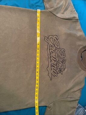 Embroidered Olive Short Sleeve Tee